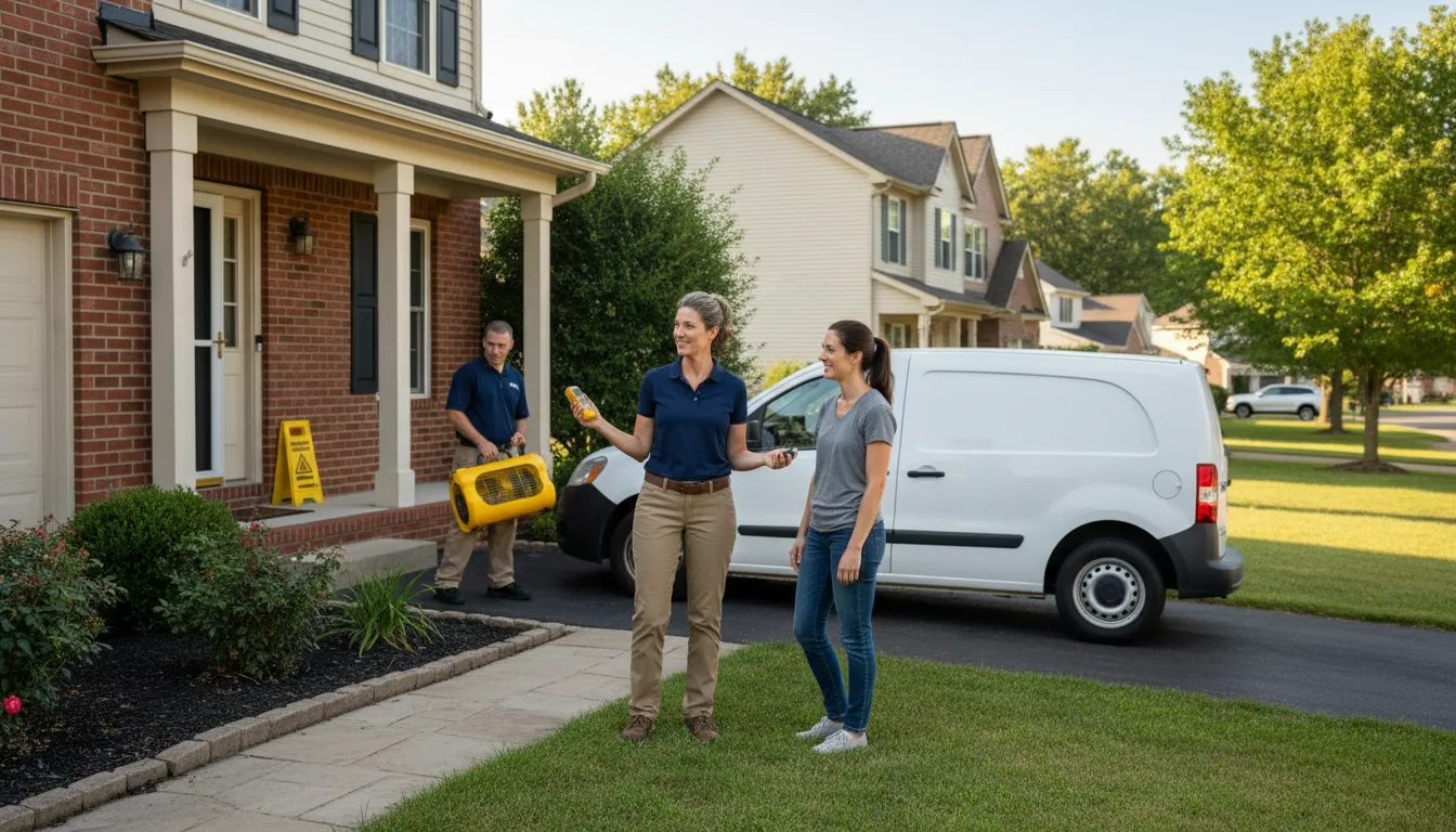 Residential water damage restoration in Bern, ID
